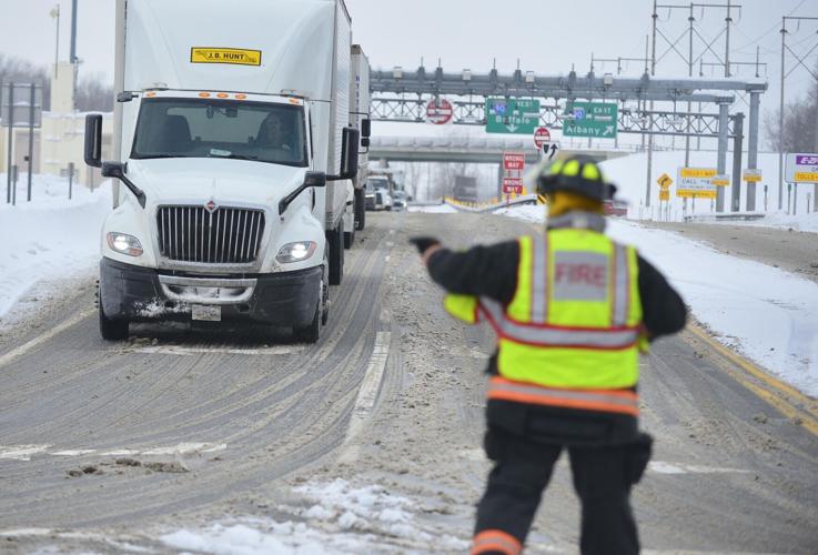 Thruway reopens early Friday morning following Thursday crash involving ...