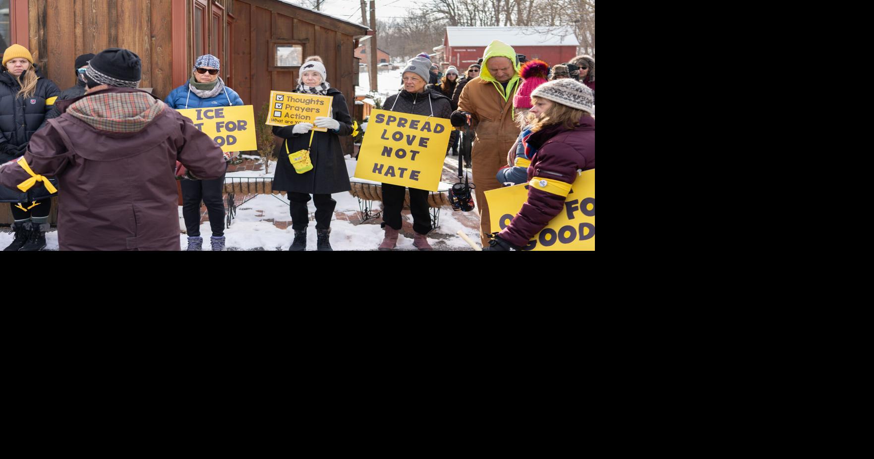 Residents participate in peaceful 'Stronger Together' rally in East ...