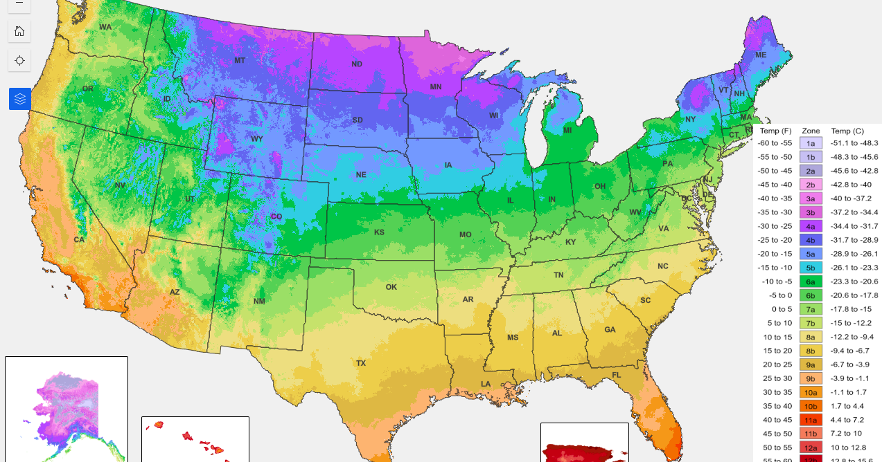 Plant hardiness zone map shows where plants thrive - Vimarsana News