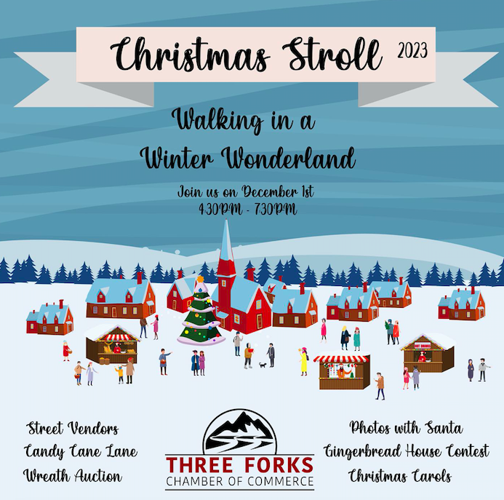 Christmas Stroll 2023 brings Santa, tree lighting, lighted parade to Three Forks Community