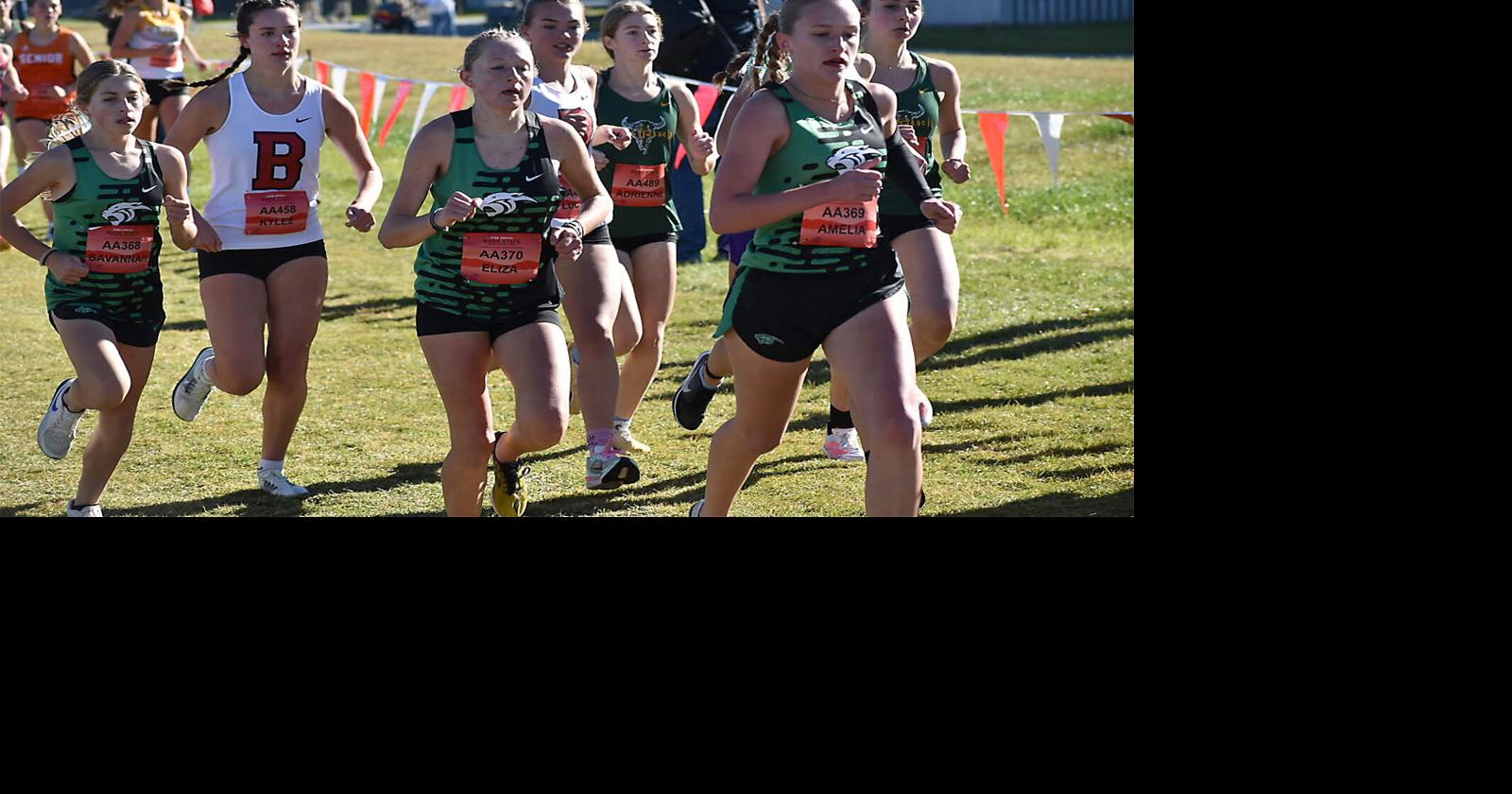 Belgrade's Savannah Allen breaks school record again, earns all-state honors at State AA meet