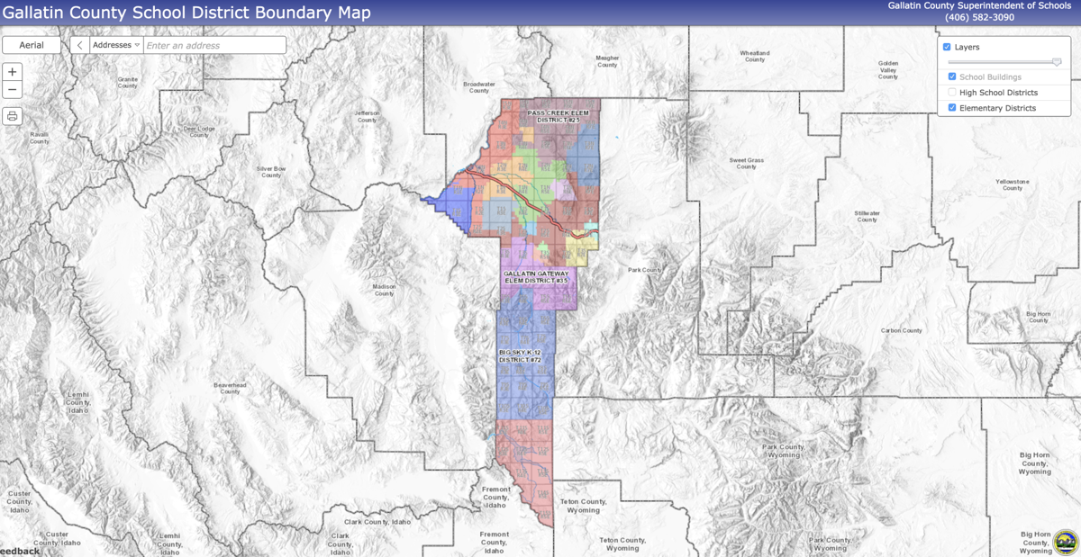 Gallatin County develops map to show school district boundaries