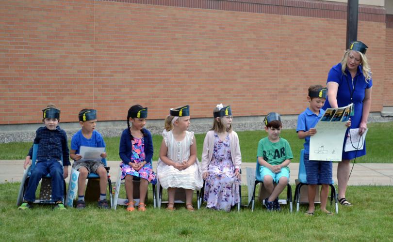 Ridge View Elementary Remote kindergarten class graduates