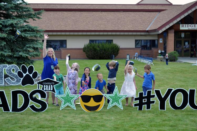 Ridge View Elementary Remote kindergarten class graduates