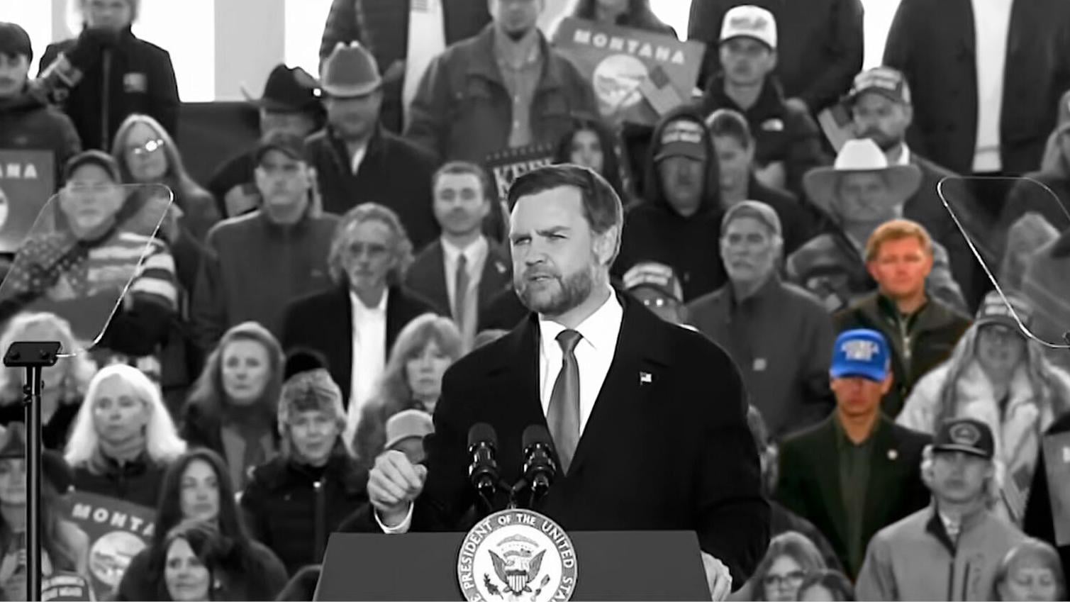 VP JD Vance rally in Belgrade