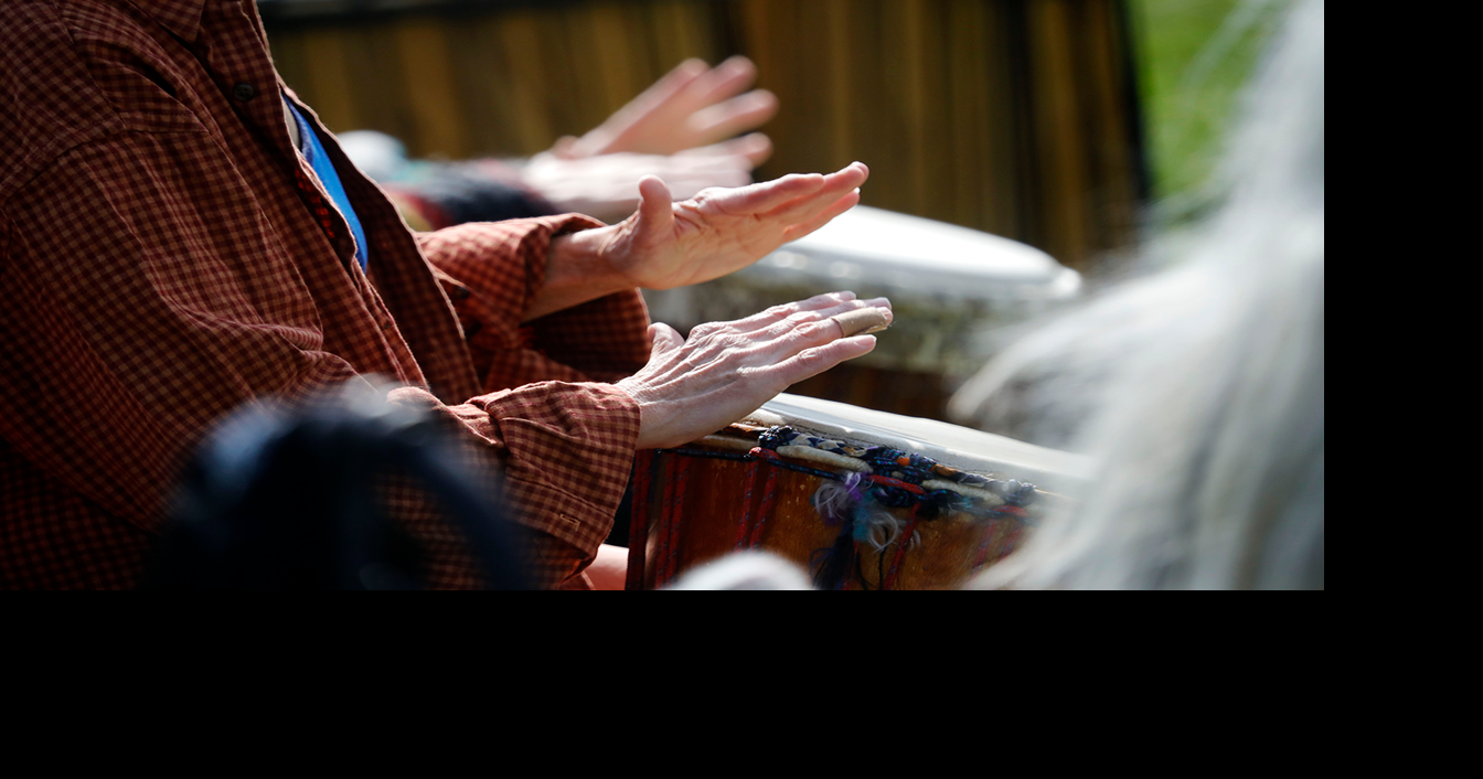 Learn West African rhythms in a community drum circle setting
