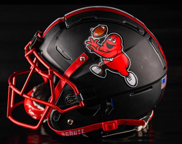 WKU unveils unique Big Red helmets ahead of Liberty game, WKU Sports