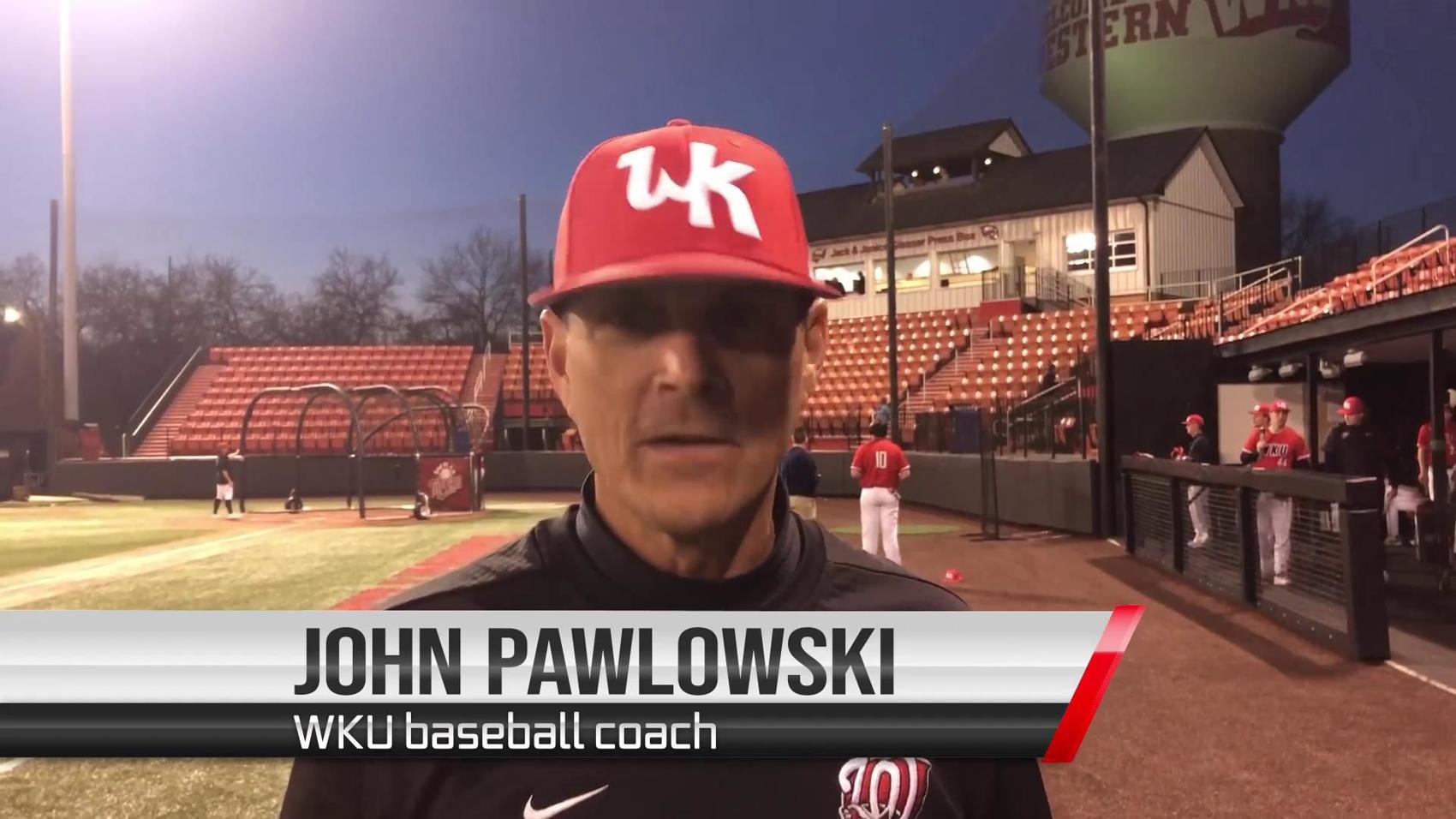 VIDEO: WKU baseball coach John Pawlowski
