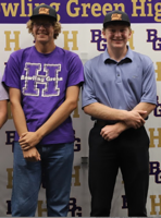 BGHS seniors sign contracts with M&L Electrical