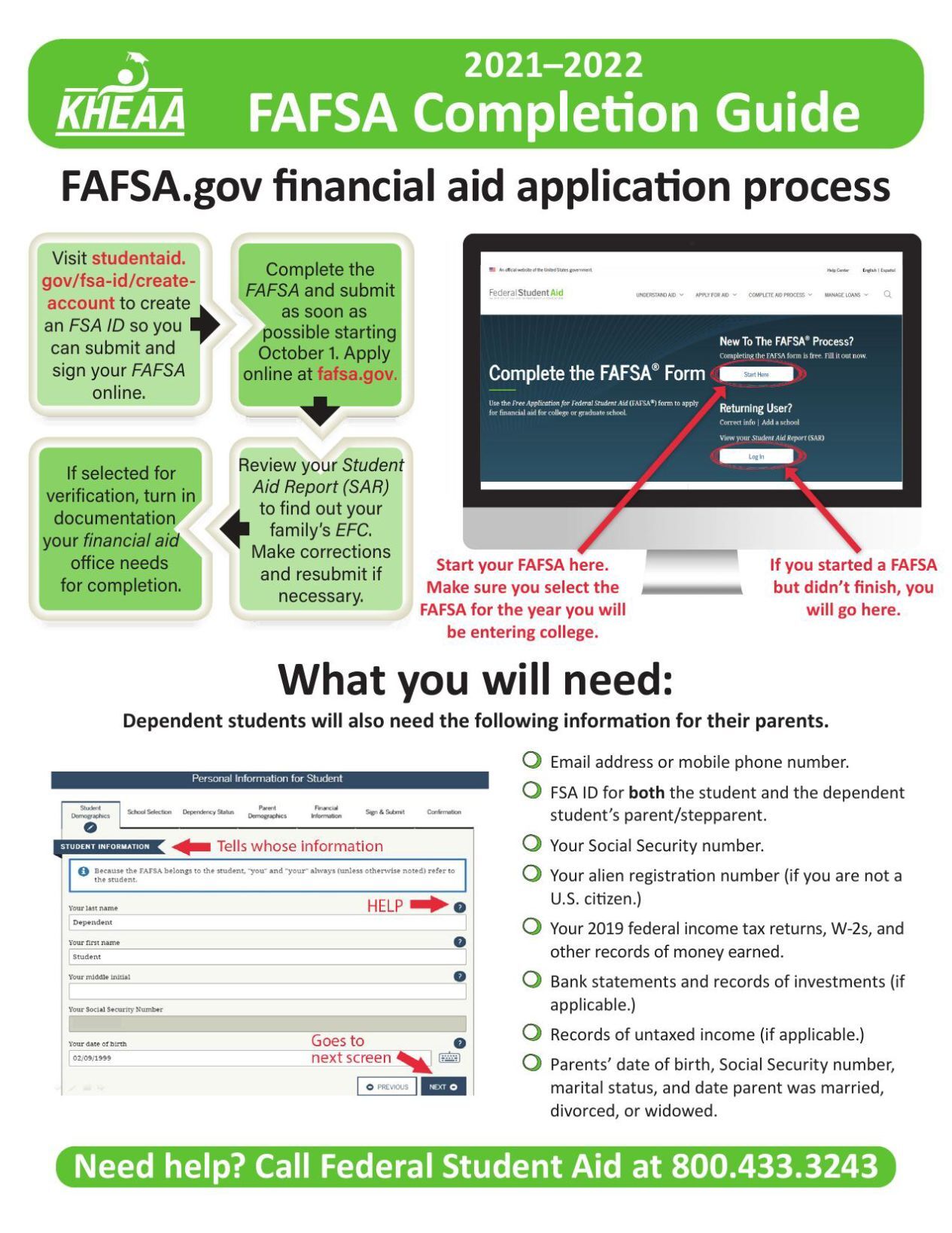 FAFSA Checklist