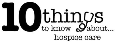 10 things to know about hospice care | News | bhpioneer.com