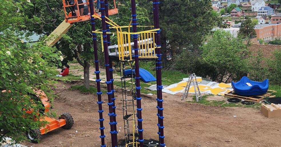 Purple Park  renovations taking shape