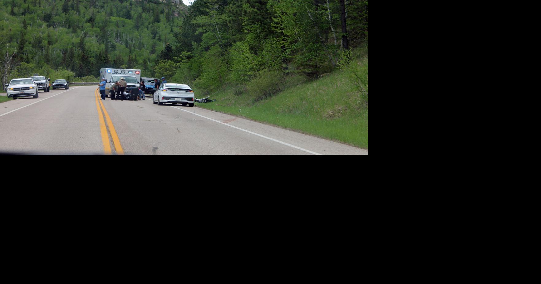 Motorcyclist hits deer in Spearfish Canyon