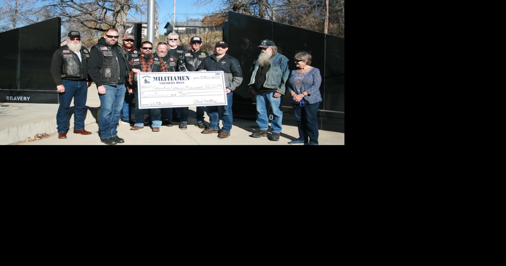 Veteran motorcyclist group with a drive to serve