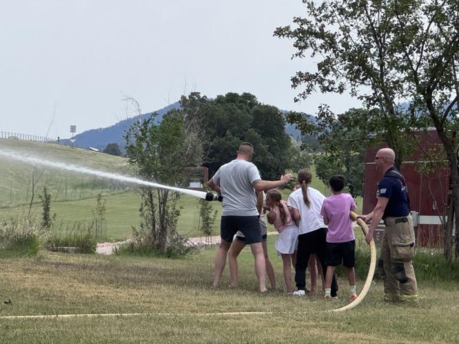 Spearfish, Whitewood fire departments execute planned burn of donated structure