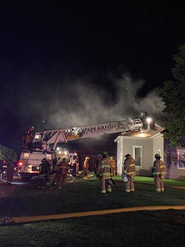 Home Catches Fire After Its Struck By Lightning Local News 