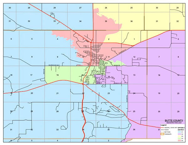 Butte County adopts redistricting plan, map | Local News | bhpioneer.com