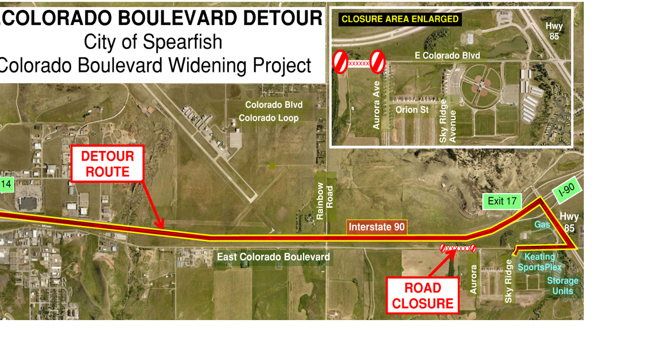 East Colorado Boulevard closure begins