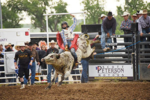 South Dakota High School Rodeo Finals action