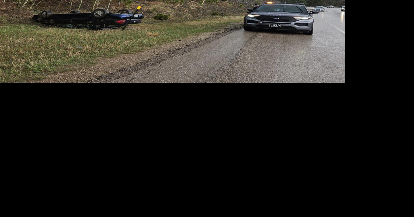Car accident on US Highway 385 results in overturned vehicle | Local ...