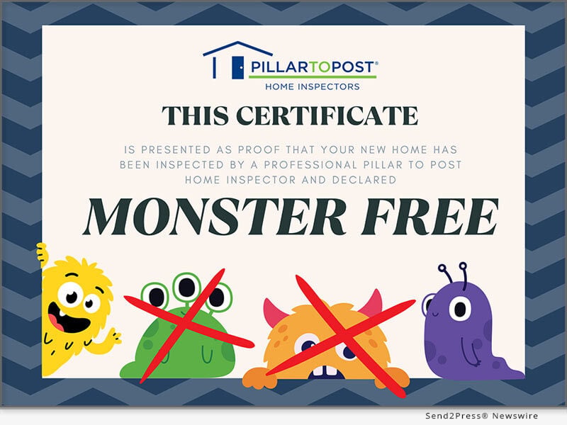 Pillar To Post Home Inspections Include 'Monster Free' Certificates for ...