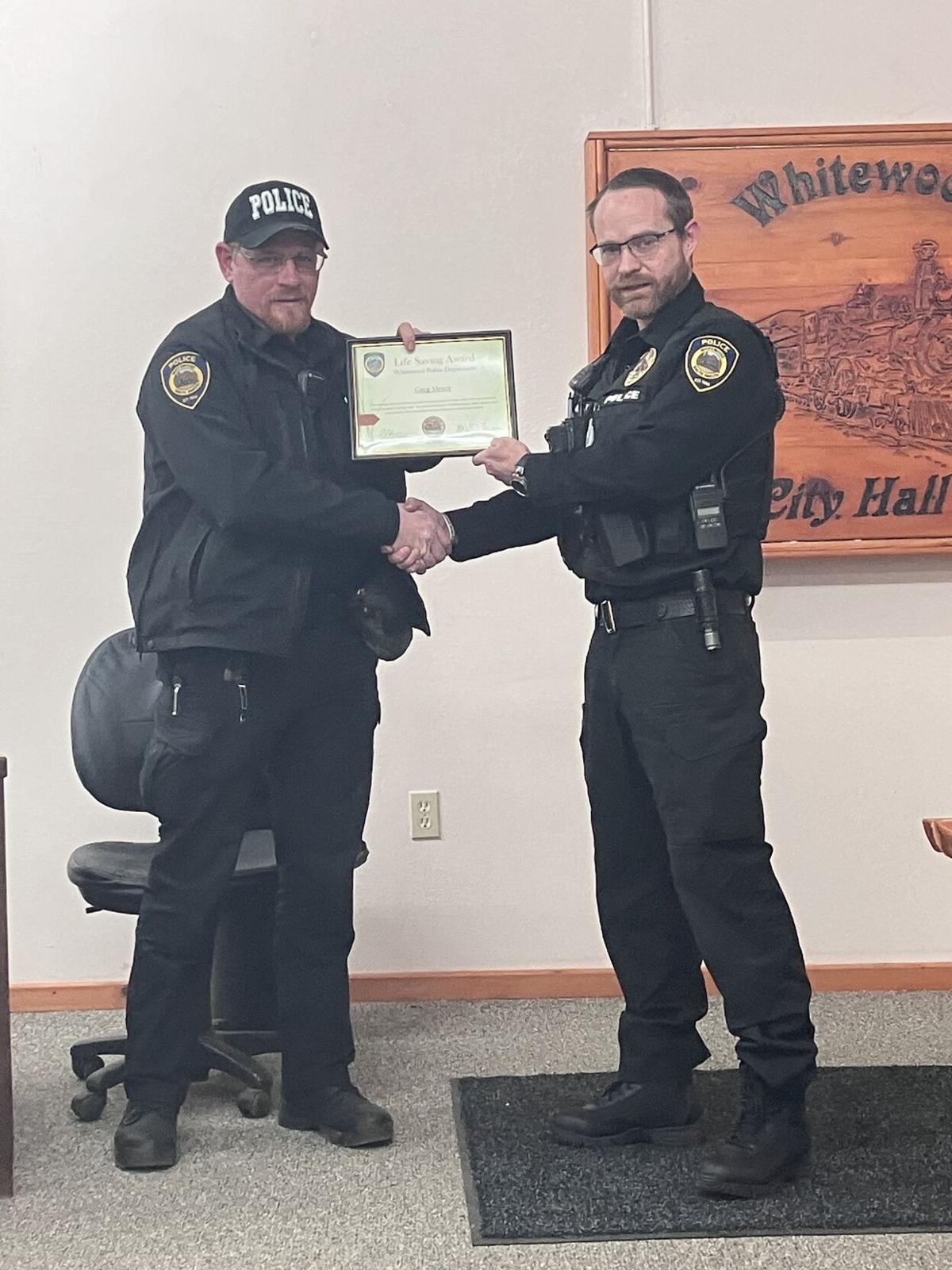 Whitewood officer saves life Local News