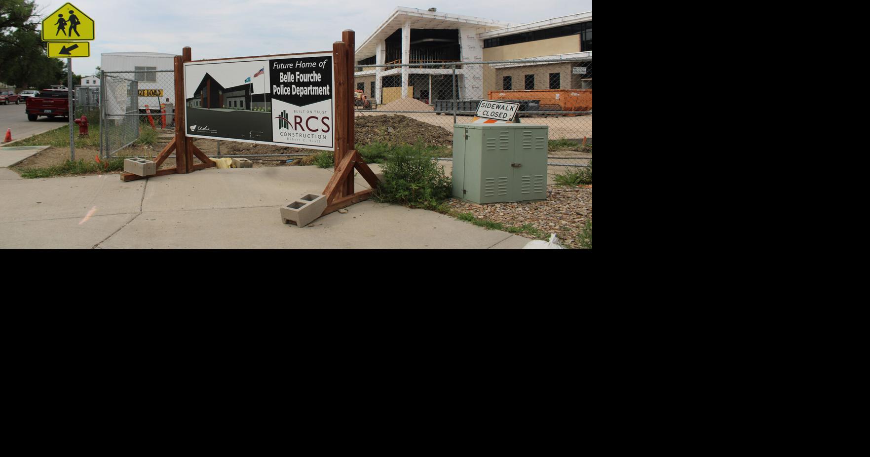 Police department construction passes midpoint in Belle Fourche