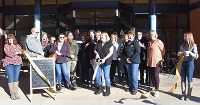 Emma’s Ice Cream Emporium ribbon cutting