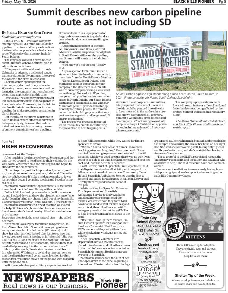 Page 05 | E-Edition | bhpioneer.com