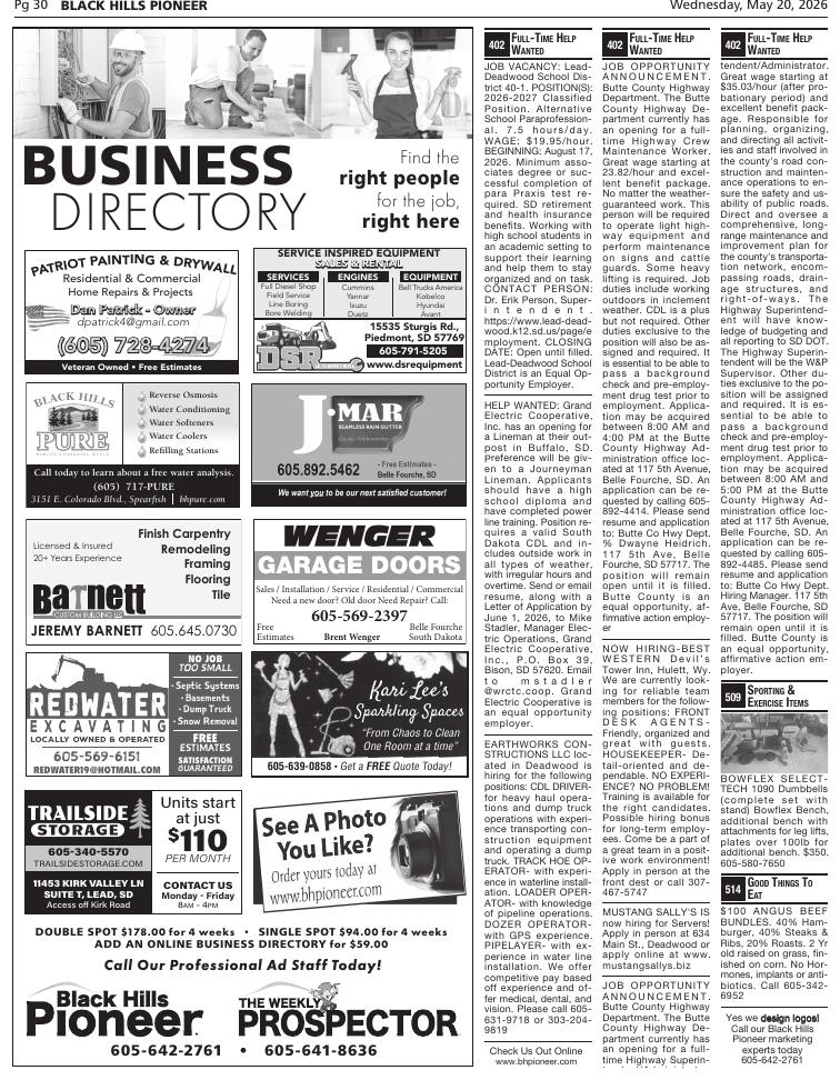Page 30 | E-Edition | bhpioneer.com