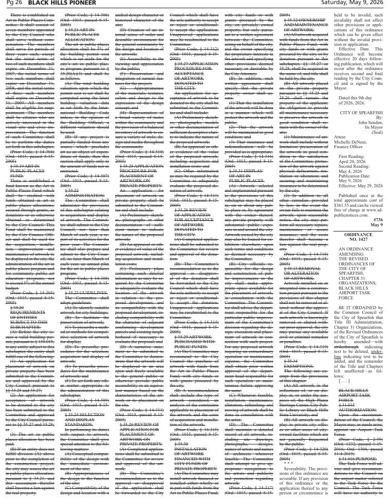 Page 26 | E-Edition | bhpioneer.com
