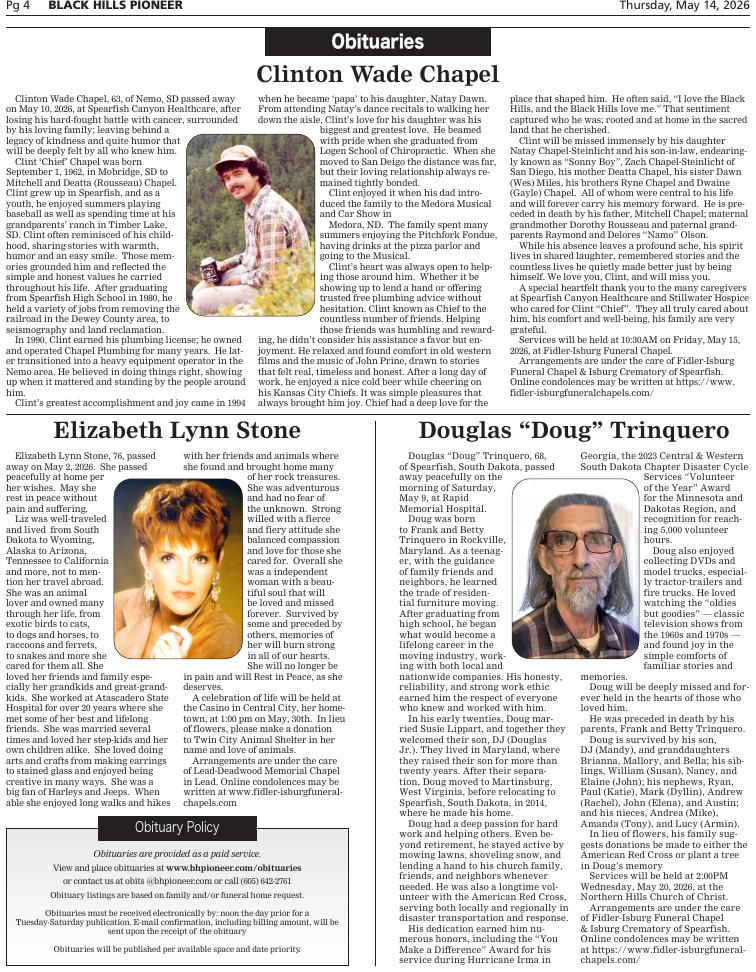Page 04 | E-Edition | bhpioneer.com