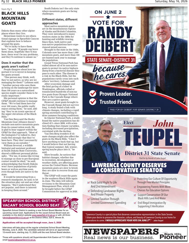 Page 32 | E-Edition | bhpioneer.com