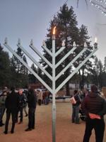 Big Bear residents celebrate their faith at menorah lighting