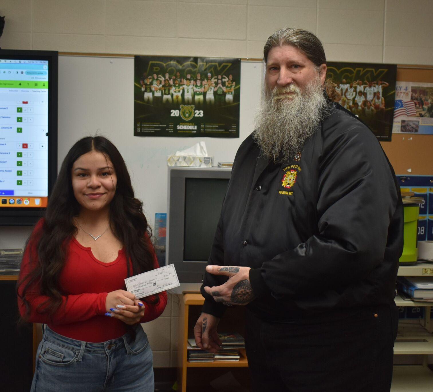 Hardin VFW Post 7481 Awards 2024 Voice of Democracy Scholarship Award