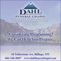 DAHL FUNERAL & CREMATION SVC. - Ad from 2026-06-14