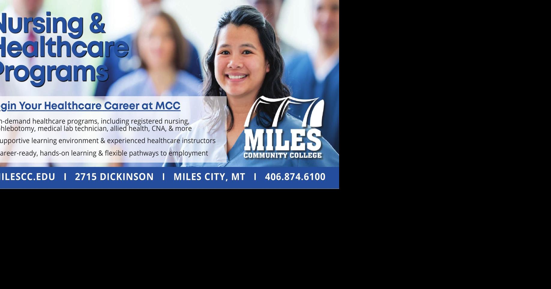 MILES COMMUNITY COLLEGE - Ad from 2026-05-03