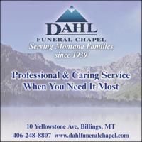 DAHL FUNERAL & CREMATION SVC. - Ad from 2026-05-10
