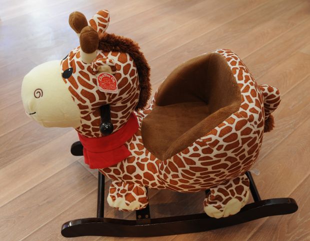 stuffed giraffe chair