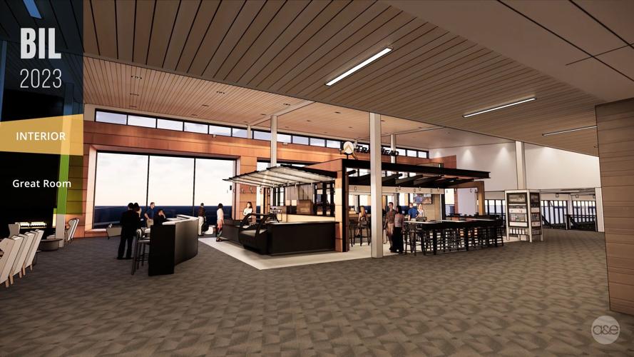 Billings Logan International Airport expansion — Great Room