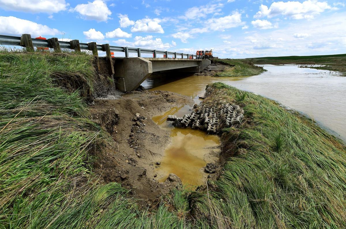 Road damage closes Fly Creek Bridge west of Hardin Local News