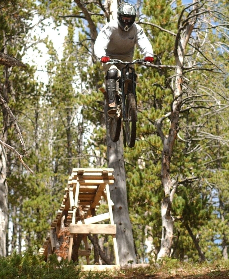 downhill bike trail