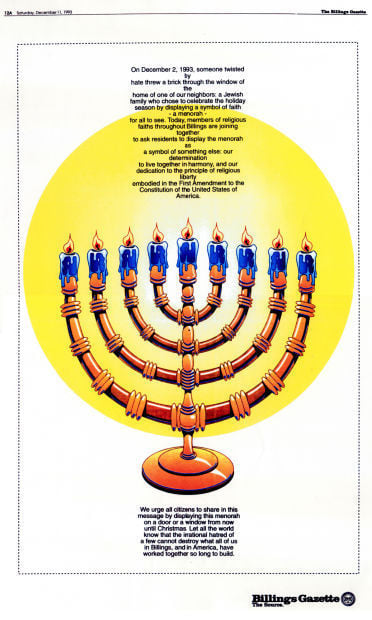 1993 menorah page