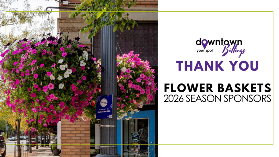 Thank you: the 2026 flower basket sponsors