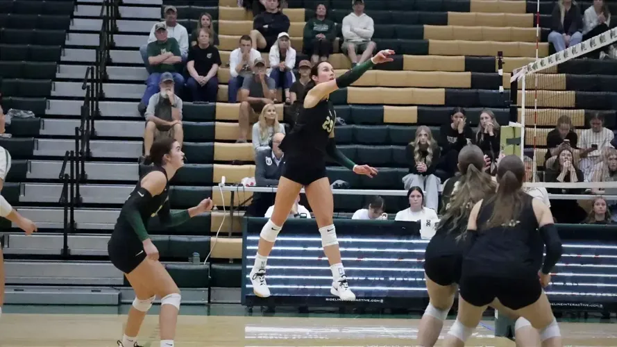 Rocky Volleyball Defeated in Straight Sets by Dakota State