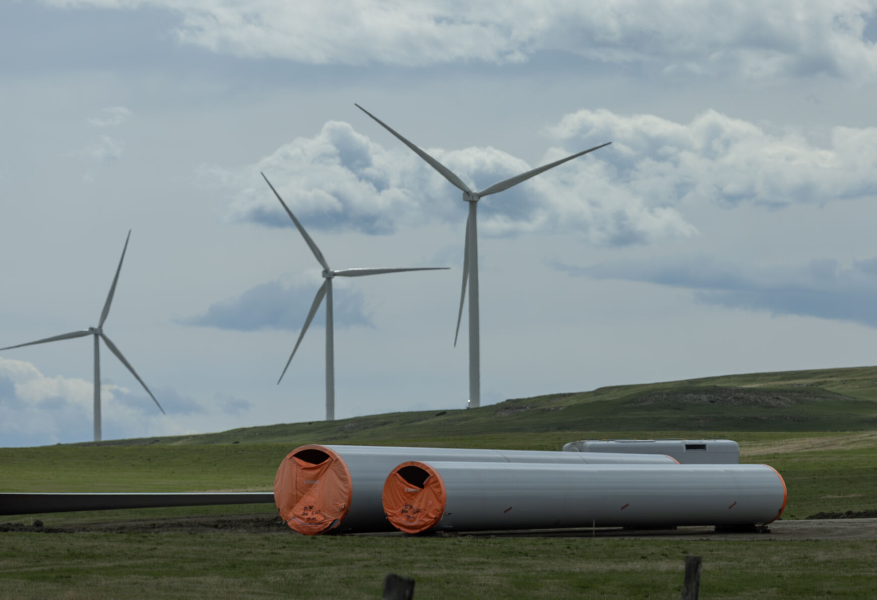 Wind farm construction begins hear Rapelje - Vimarsana News
