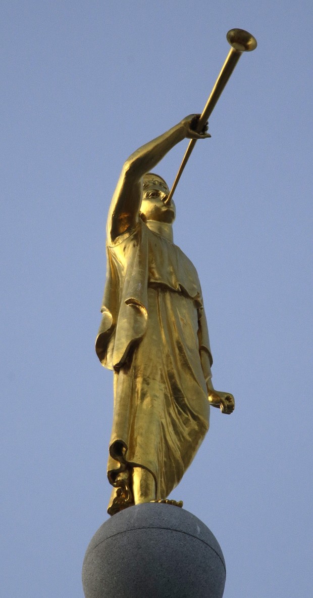 Angel Moroni atop the Salt Lake Temple