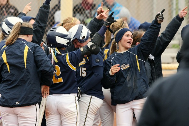 MSUB battles cold, rain to claim GNAC softball title | Montana State MSUB battles cold, rain to claim GNAC softball title | Montana State