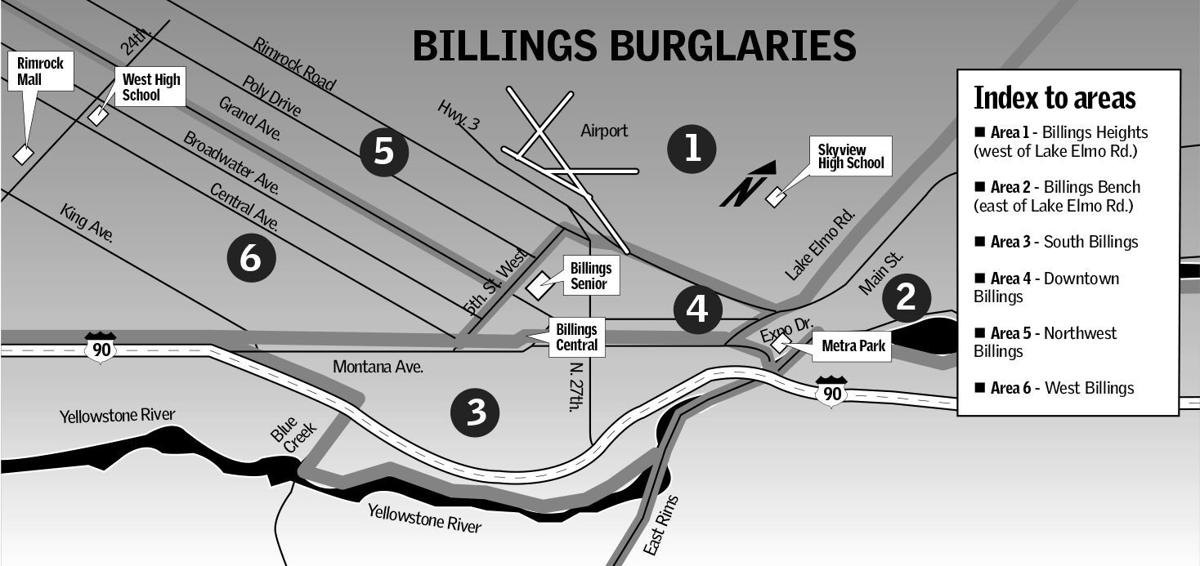 Billings area map