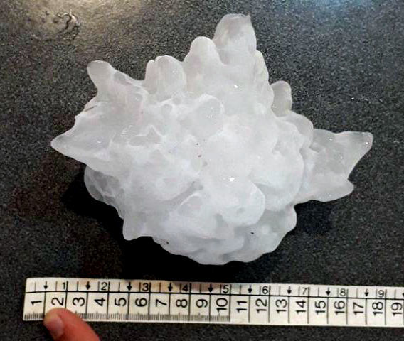 'Gargantuan' hail in Argentina may have smashed world record